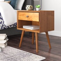 Acorn wood on sale brewton nightstand